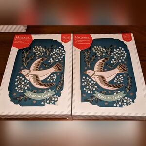 32 Peace On Earth Christmas Holiday Greeting Note Cards Envelopes